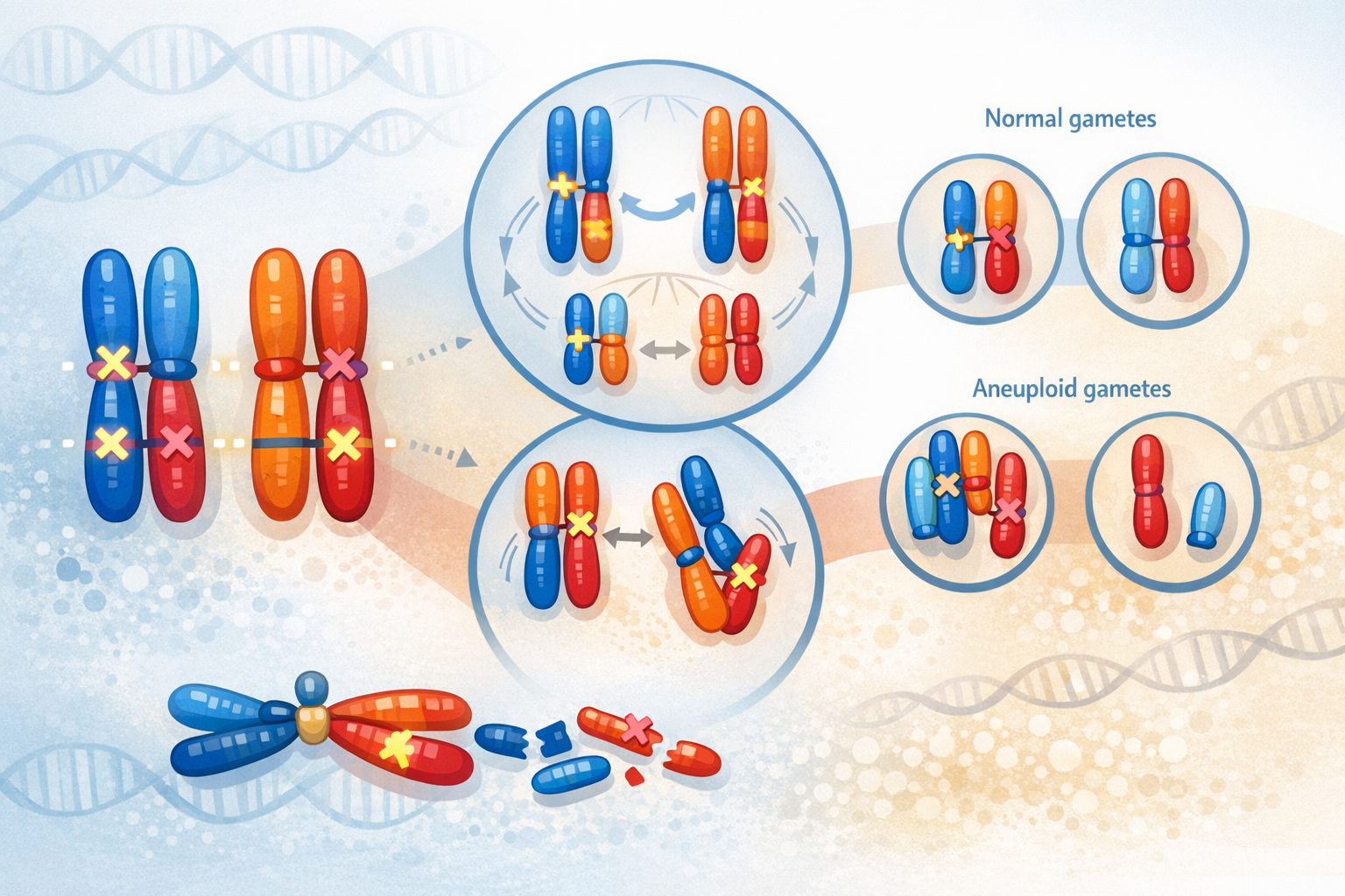 Chromosome-specific differences in the recombination landscape of spontaneous meiotic nondisjunction
