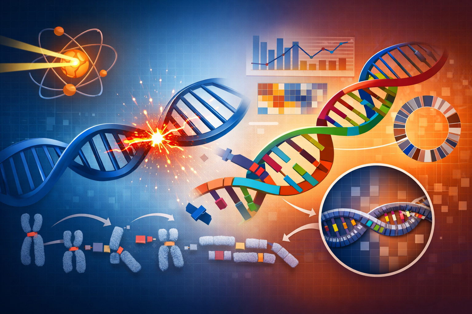 A Spatio-Temporal Analysis Framework for Characterizing Radiation-Induced Genomic Instability
