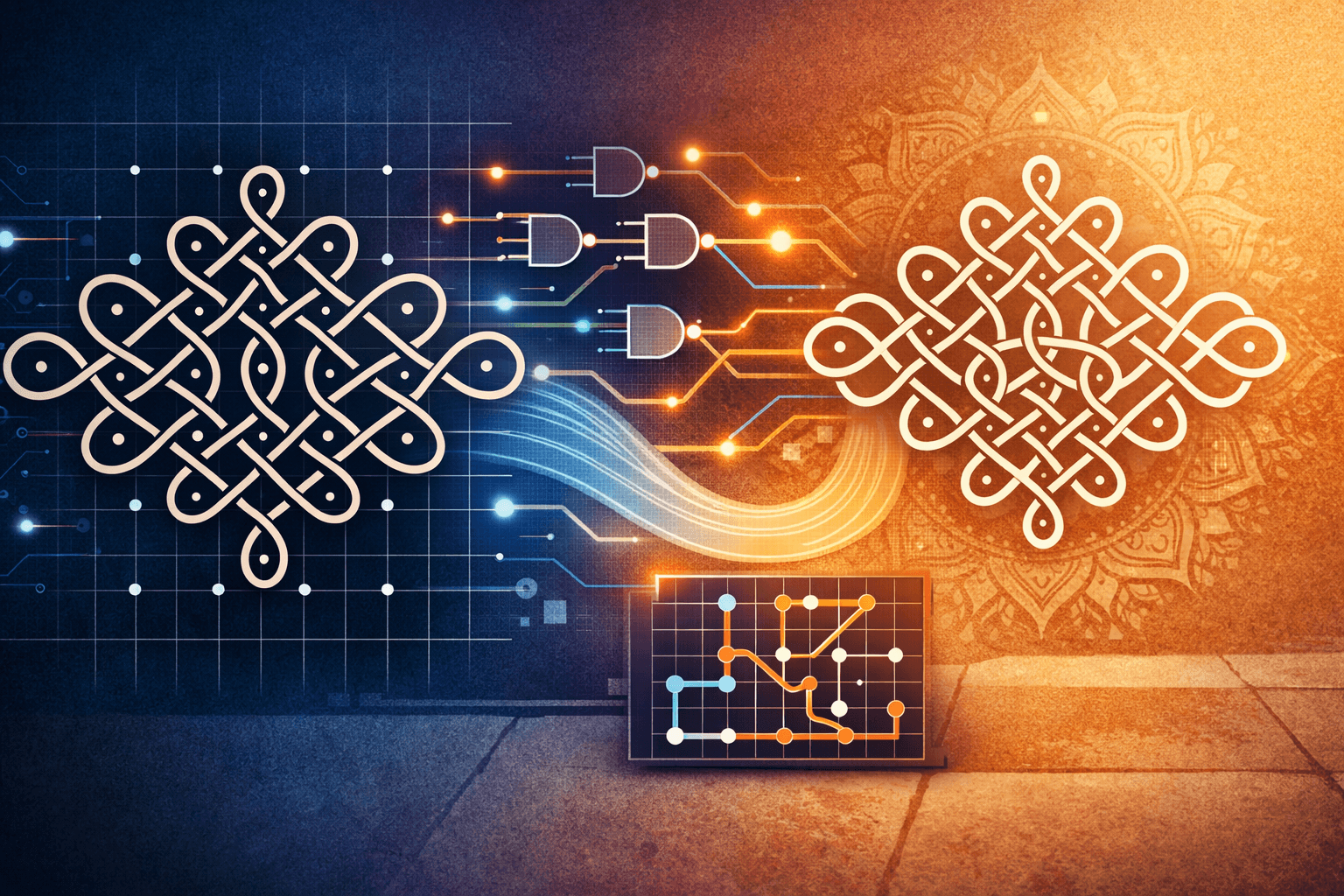 An algorithm for one-stroke kolam generation using a gating structure