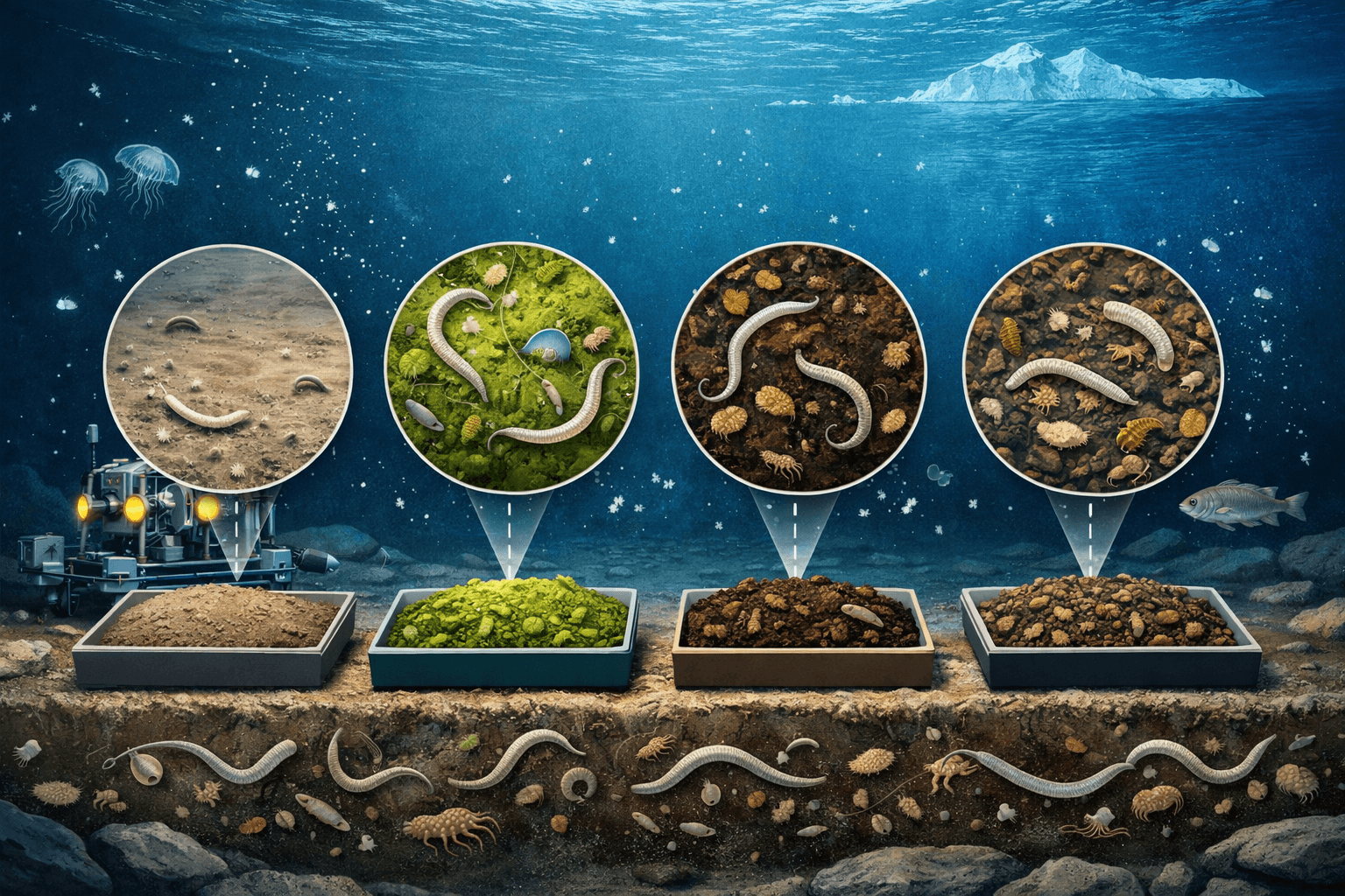 Nematode community dynamics in the Arctic deep sea in response to experimental alterations in organic matter quantity and quality