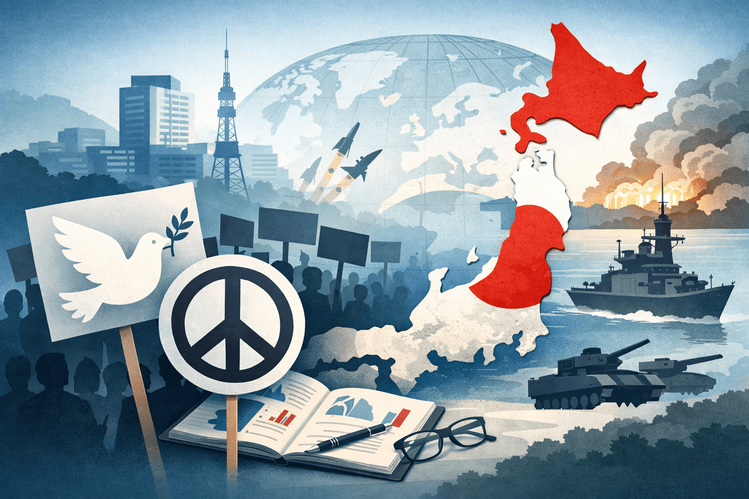 A sociological approach to Japan’s war frames and security threats