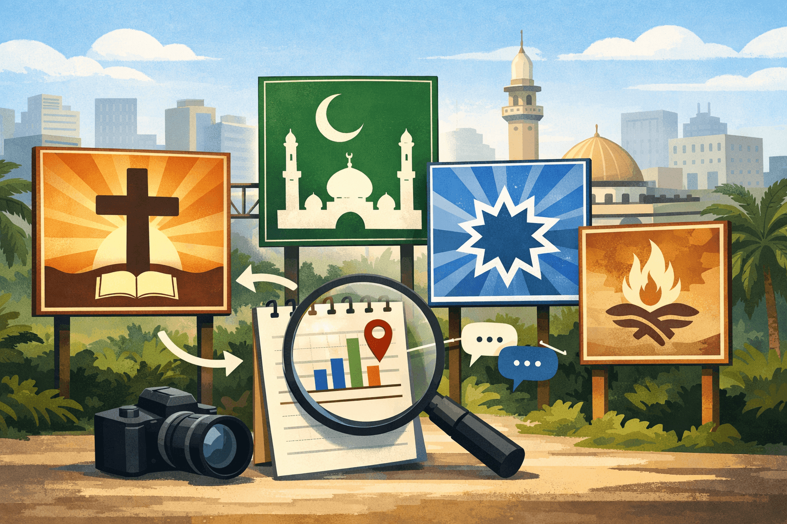 Communicating worshipscapes in Tanzania: examining the linguistic landscape and its implications on access to information