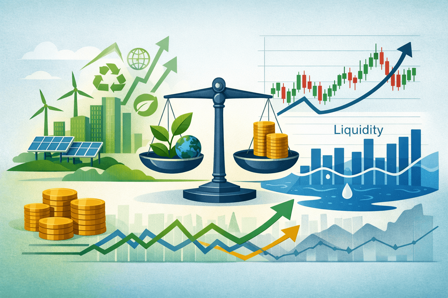 Liquidity effects of shifts in market greenness and implications for asset pricing